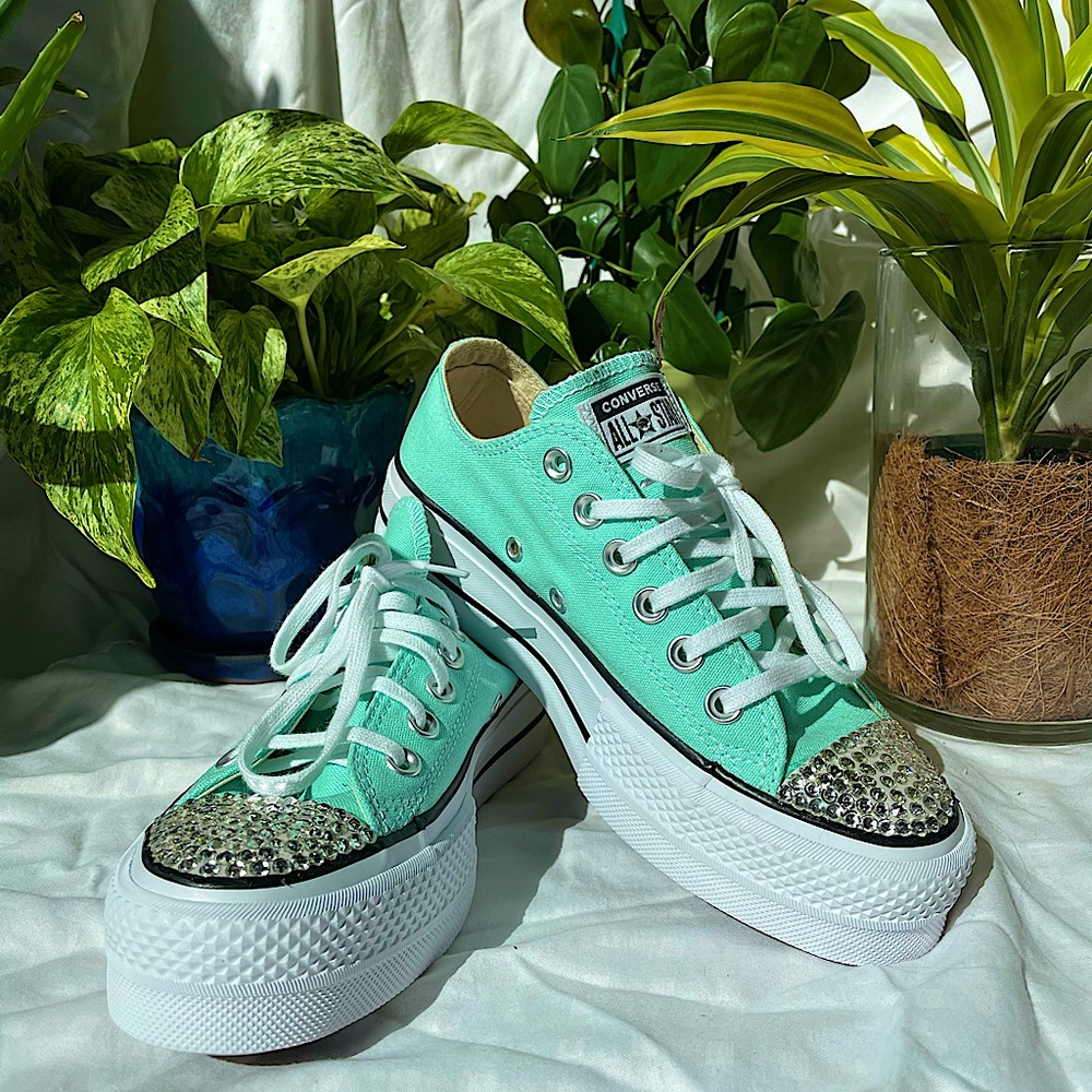 Converse All Star with custom bling